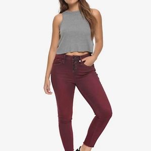 Hot Topic High Rise Super Skinny Jeans